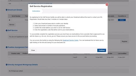 smart card self service portal|self service unlock smartcard.